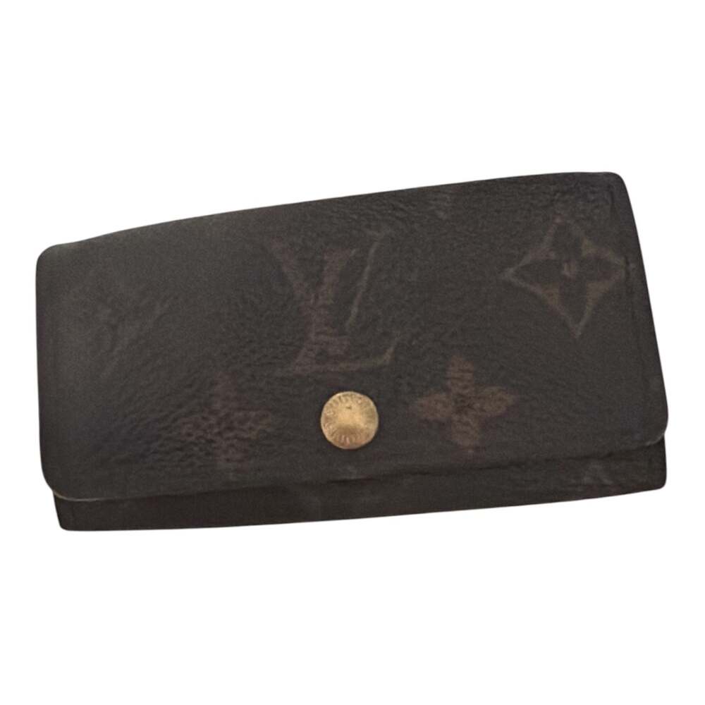 LV Monogram 4-Hook Key Holder with Brown Leather Interior – 2007 France